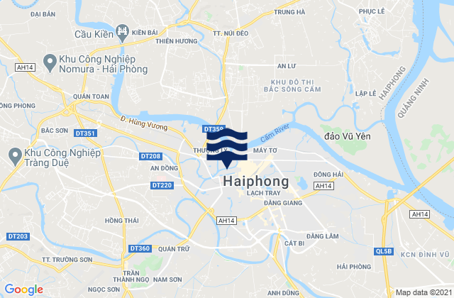 Quận Lê Chân, Vietnam潮水