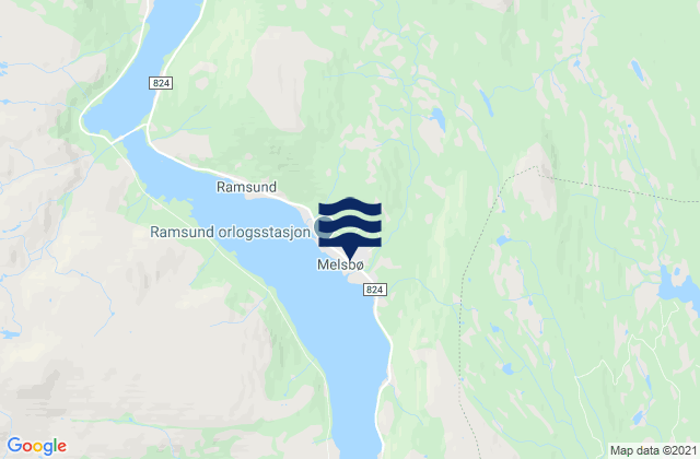 Ramsund, Norway潮水