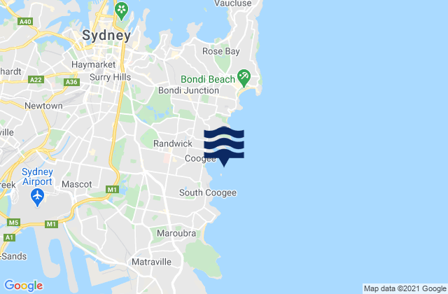 Randwick, Australia潮水