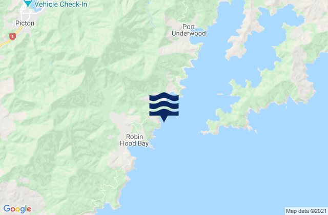 Rangitane Bay, New Zealand潮水