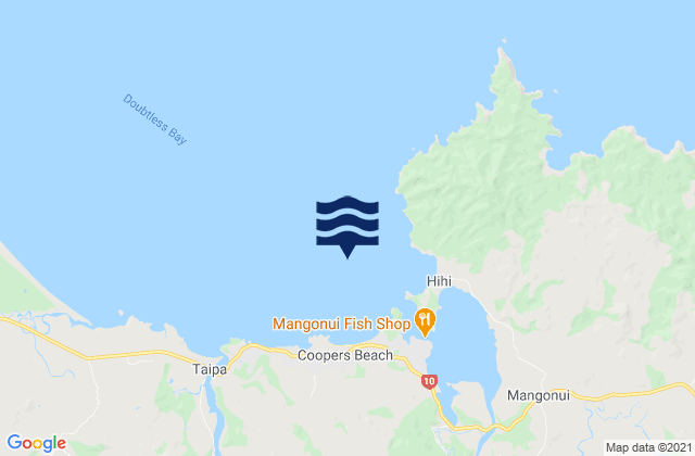 Rangitoto Peninsula, New Zealand潮水