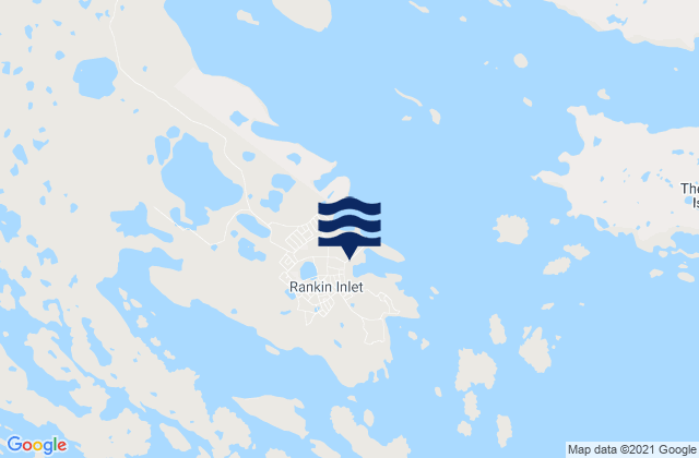 Rankin Inlet, Canada潮水