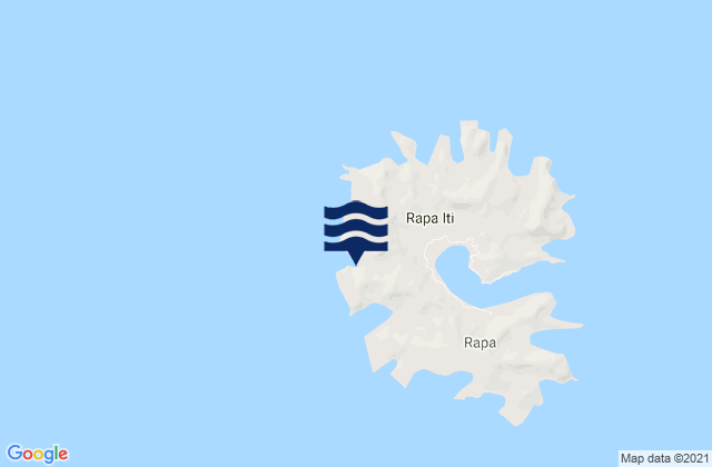 Rapa (Haurei), French Polynesia潮水