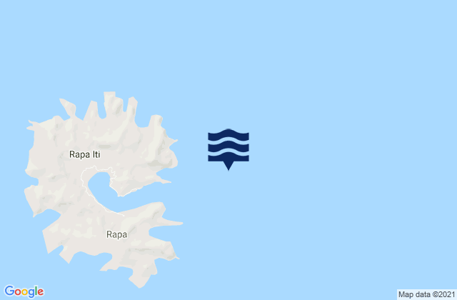 Rapa (Oparo) Island, French Polynesia潮水