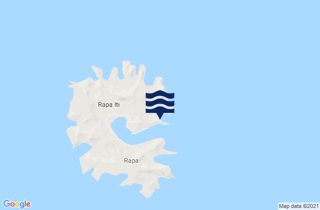 Rapa, French Polynesia潮水