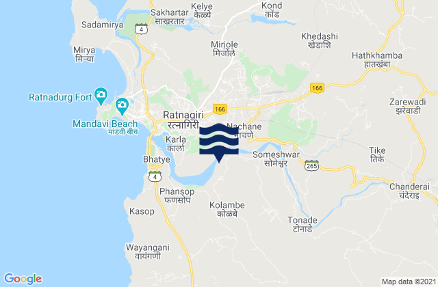 Ratnagiri, India潮水