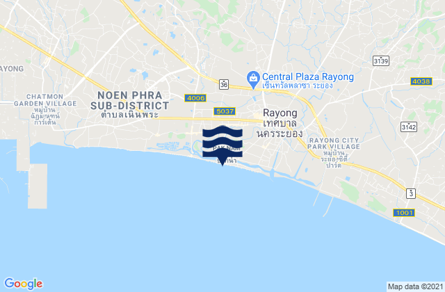 Rayong, Thailand潮水