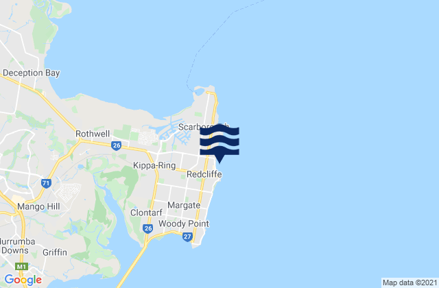Redcliffe, Australia潮水