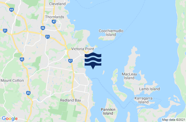 Redland Bay, Australia潮水