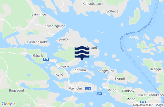 Resarö, Sweden潮水