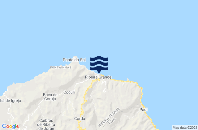 Ribeira Grande, Cabo Verde潮水