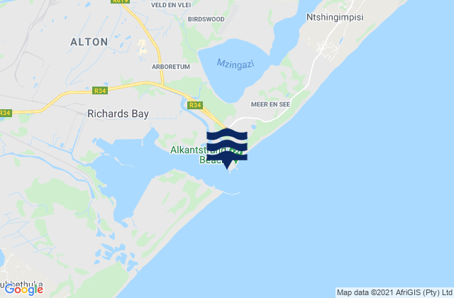 Richards Bay (Outside), South Africa潮水