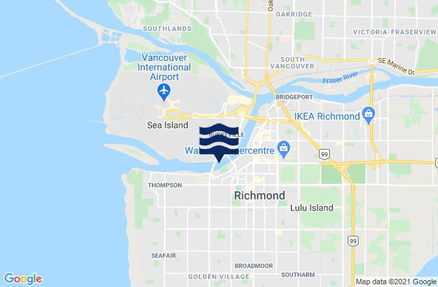 Richmond, Canada潮水
