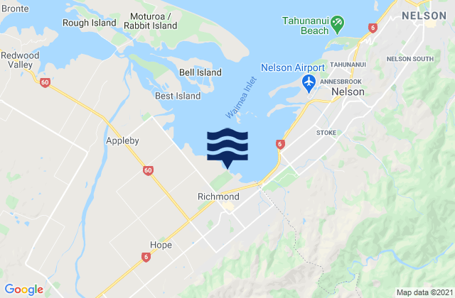Richmond, New Zealand潮水