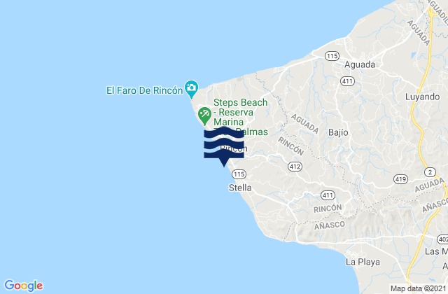 Rincón Municipio, Puerto Rico潮水