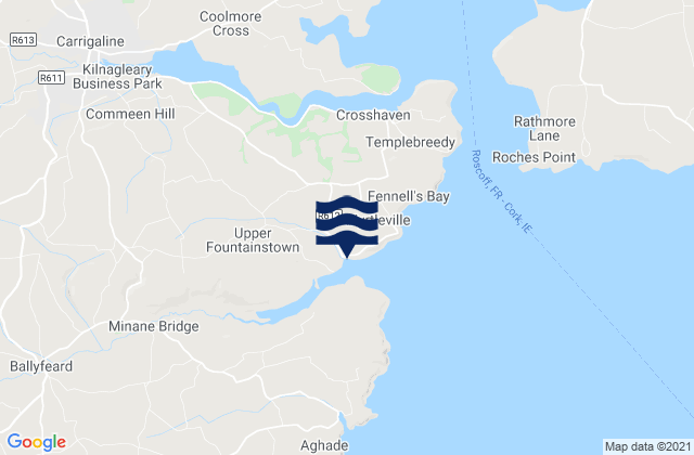 Ringabella Bay, Ireland潮水