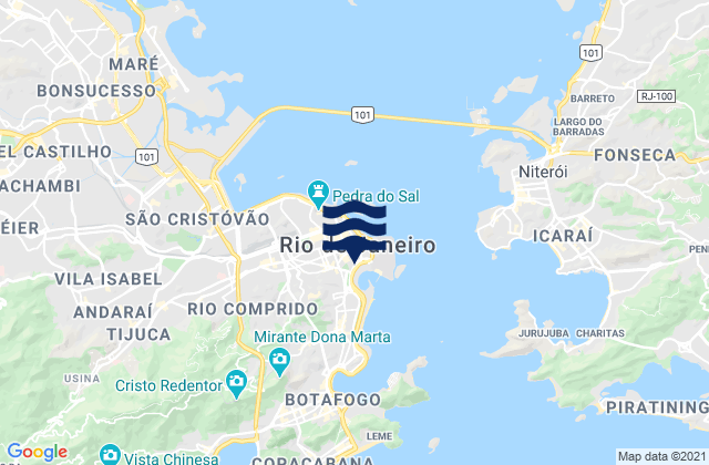 Rio de Janeiro, Brazil潮水