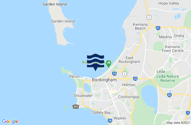 Rockingham, Australia潮水
