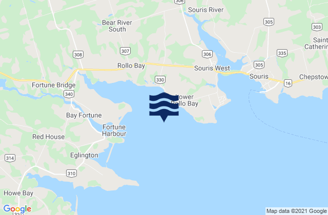 Rollo Bay, Canada潮水