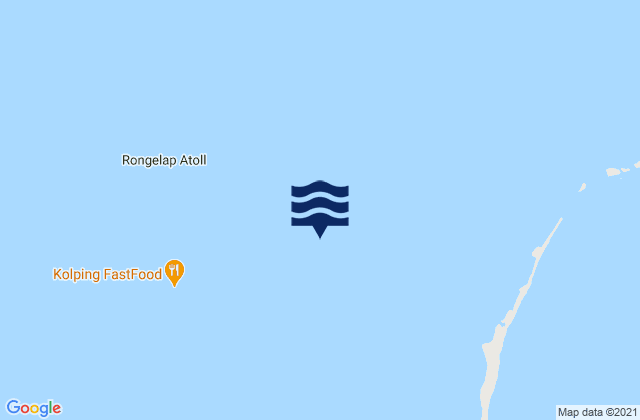 Rongelap Atoll, Marshall Islands潮水