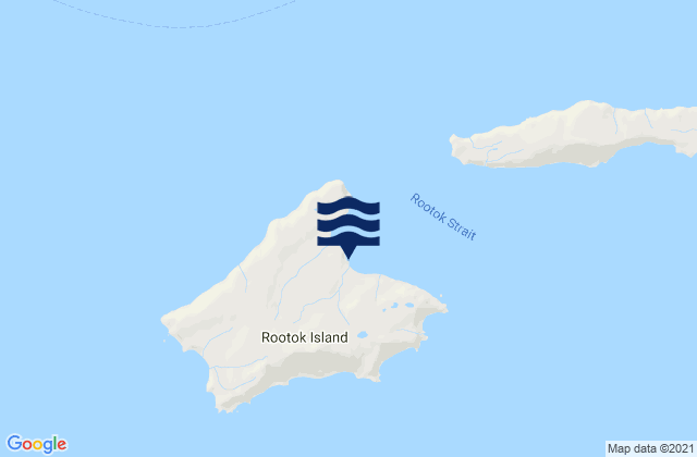 Rootok Island, United States潮水