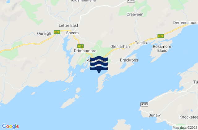 Rossdohan Island, Ireland潮水