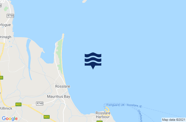 Rosslare Bay, Ireland潮水