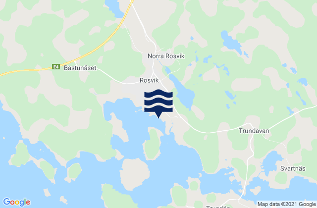 Rosvik, Sweden潮水