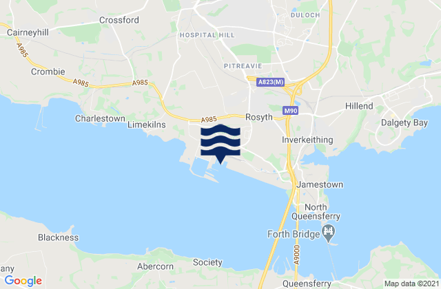 Rosyth, United Kingdom潮水