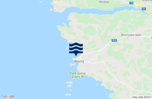 Rovinj-Rovigno, Croatia潮水