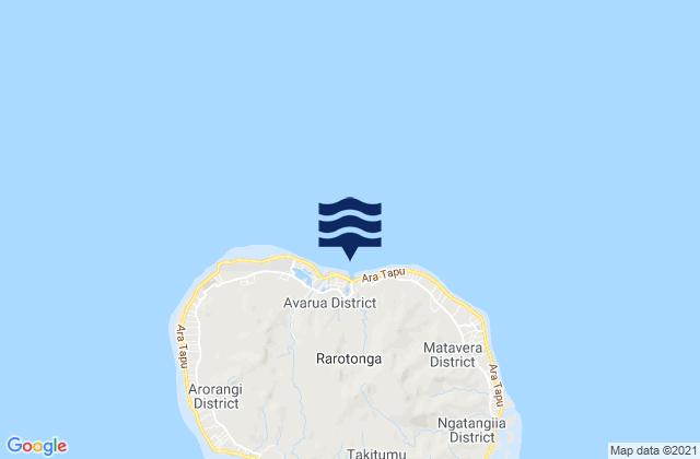 Rutaki Passage, French Polynesia潮水