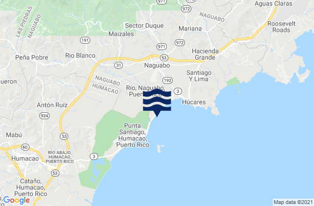 Río Blanco, Puerto Rico潮水