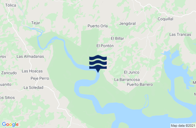 Río de Jesús, Panama潮水