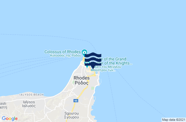 Ródos, Greece潮水