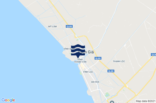 Rạch Giá, Vietnam潮水