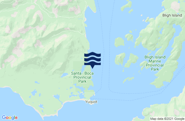 Saavedra Islands, Canada潮水