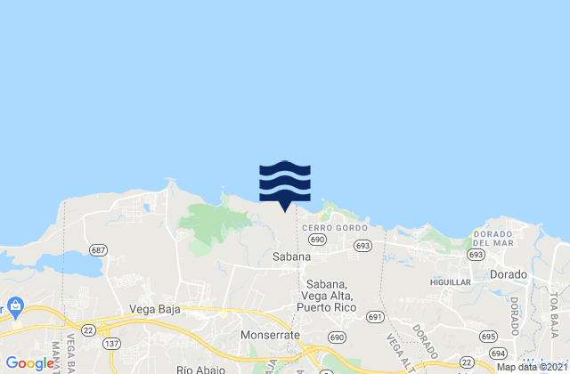 Sabana, Puerto Rico潮水