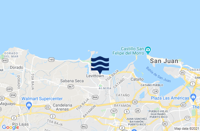 Sabana Seca, Puerto Rico潮水