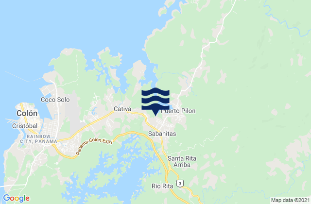Sabanitas, Panama潮水