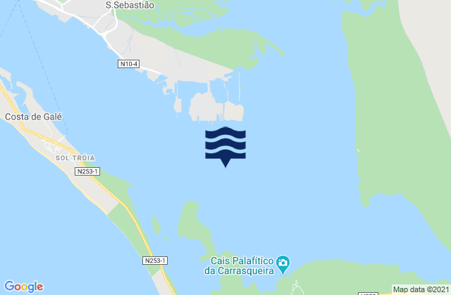 Sado Estuary, Portugal潮水