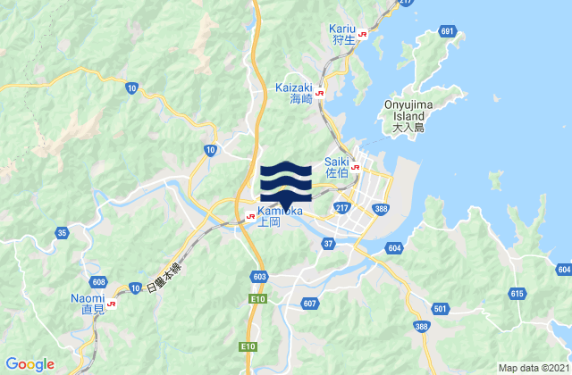 Saiki-shi, Japan潮水