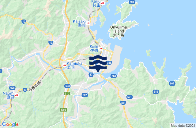 Saiki, Japan潮水