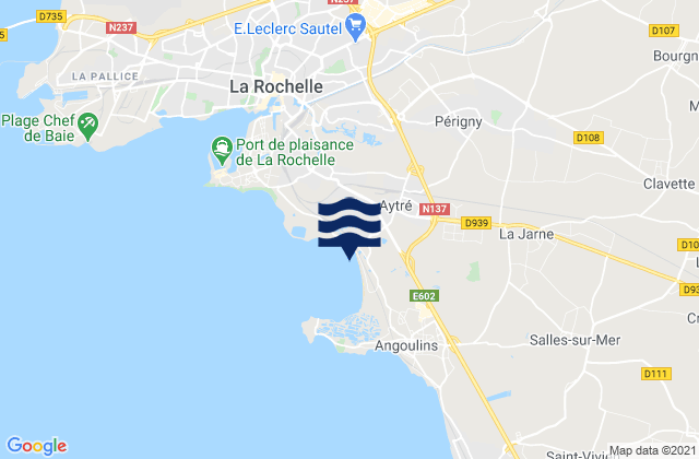 Saint-Rogatien, France潮水