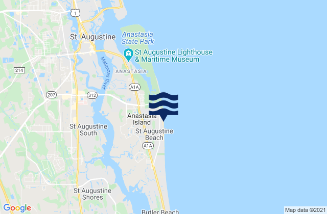 Saint Augustine Beach, United States潮水