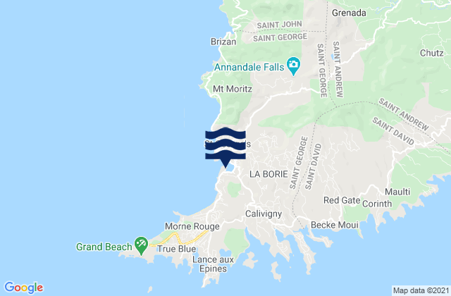 Saint George, Grenada潮水