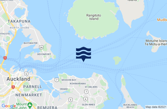 Saint Heliers Bay, New Zealand潮水