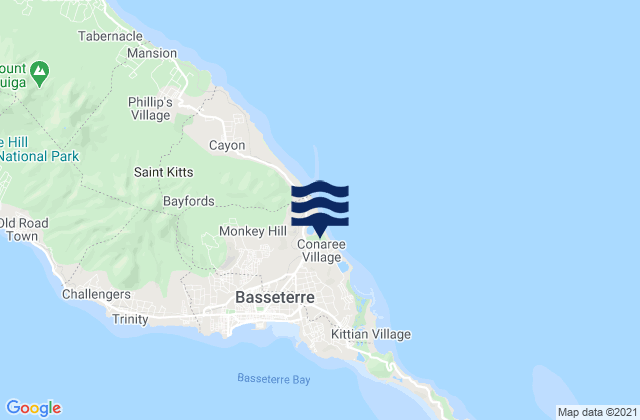 Saint Peter Basseterre, Saint Kitts and Nevis潮水