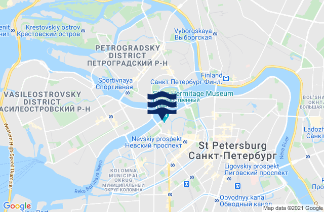 Saint Petersburg, Russia潮水