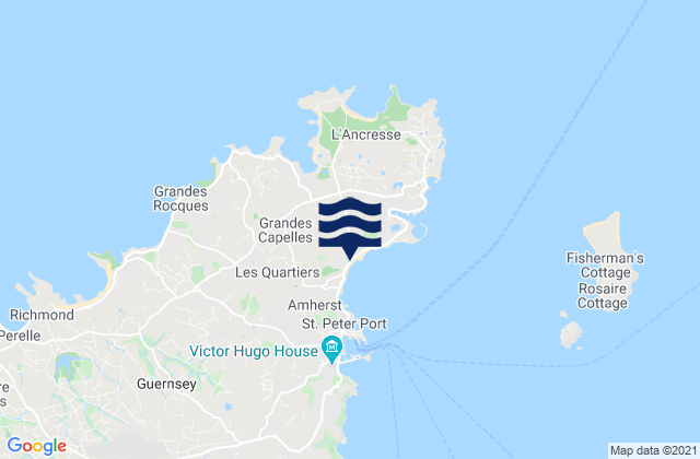 Saint Sampson, Guernsey潮水