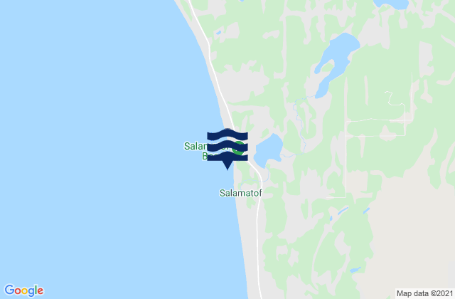 Salamatof Beach, United States潮水